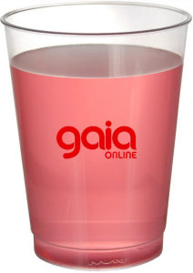Promotional Stadium Cups: 10oz Clear Plastic Cups